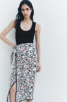 PRINTED PAREO SKIRT ZW COLLECTION