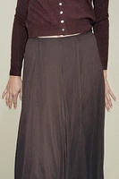 ASYMMETRIC MIDI SKIRT ZW COLLECTION