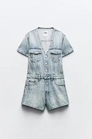 TRF DENIM MINI DRESS