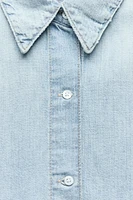 TRF DENIM OPEN SHIRT