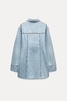 TRF DENIM SHIRT DRESS