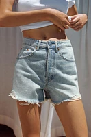 TRF HIGH RISE RHINESTONE DENIM SHORTS