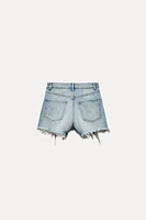 TRF HIGH RISE RHINESTONE DENIM SHORTS