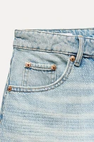 TRF HIGH RISE RHINESTONE DENIM SHORTS