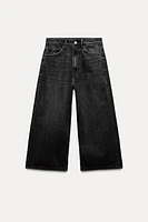 TRF MID-RISE DENIM JORTS