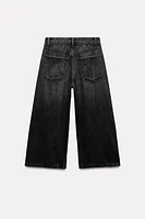 TRF MID-RISE DENIM JORTS