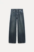 RELAXED MID-RISE TRF SPARKLE JEANS