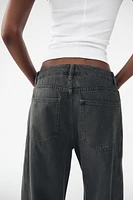 RELAXED MID-RISE BALLOON TRF JEANS