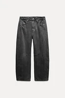 RELAXED MID-RISE BALLOON TRF JEANS