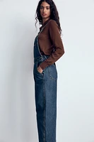 LONG TRF BAGGY DENIM JUMPSUIT