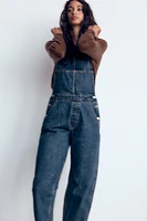 LONG TRF BAGGY DENIM JUMPSUIT