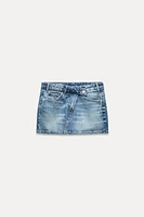 TRF DENIM MINI SKIRT