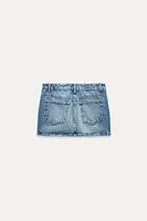 TRF DENIM MINI SKIRT