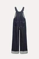 TRF LONG DENIM OVERALLS