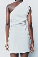 DRAPED ASYMMETRIC DRESS ZW COLLECTION