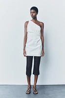 DRAPED ASYMMETRIC DRESS ZW COLLECTION