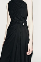 DRAPED ASYMMETRIC DRESS ZW COLLECTION