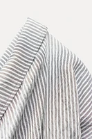 ZW COLLECTION STRIPED ASYMMETRICAL SHIRT TOP