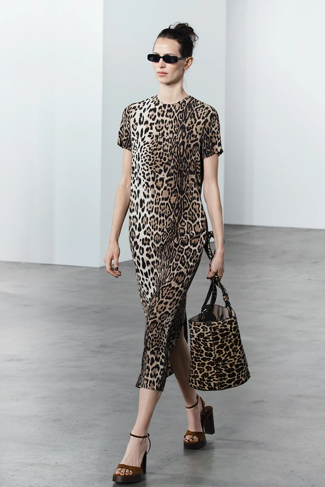 ANIMAL PRINT DRESS ZW COLLECTION