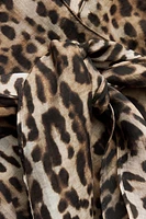 ANIMAL PRINT BOWS TOP ZW COLLECTION