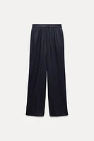 LINEN BLEND PANTS