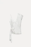 ASYMMETRIC JACQUARD TOP ZW COLLECTION