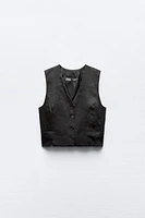 TAILORED LINEN VEST