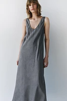 ZW COLLECTION 100% SILK SLIP DRESS