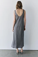 ZW COLLECTION 100% SILK SLIP DRESS