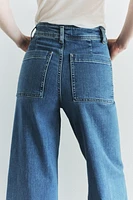 ZW COLLECTION HIGH WAIST WIDE LEG JEANS