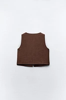 STRUCTURED VEST TOP