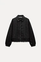 OPENWORK EMBROIDERY SHIRT