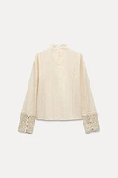 ROMANTIC GUIPURE LACE BLOUSE