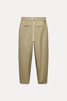 PLEATED BAGGY PANTS