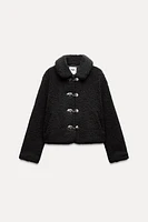 FAUX SHEARLING JACKET