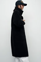 LONG FLEECE COAT