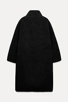 LONG FLEECE COAT