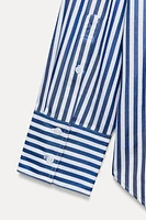 STRIPED POPLIN SHIRT