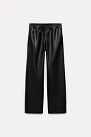 FAUX LEATHER PANTS