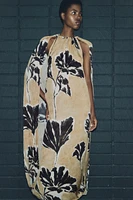 PRINTED CAPE DRESS ZW COLLECTION