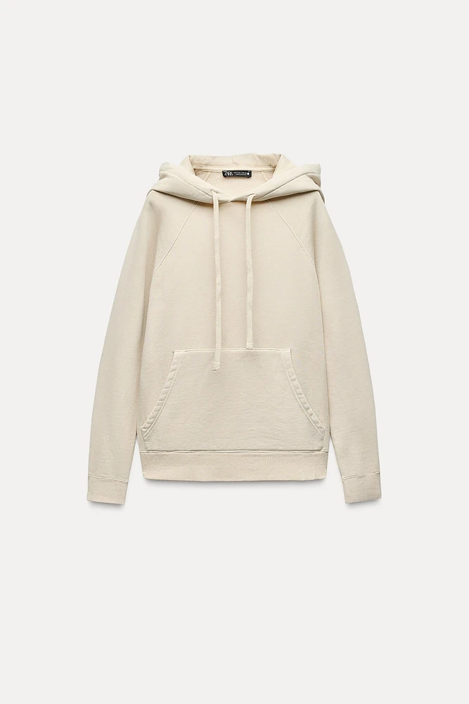 WASHED HOODIE SWEATSHIRT