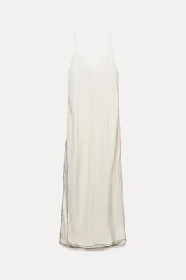 ZW COLLECTION 100% SILK SLIP DRESS