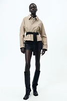 CONTRAST BELT JACKET ZW COLLECTION