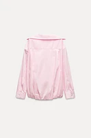 OVERSIZED POPLIN BOW SHIRT