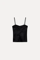 GABARDINE BOW TOP