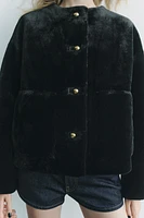 FAUX FUR JACKET ZW COLLECTION