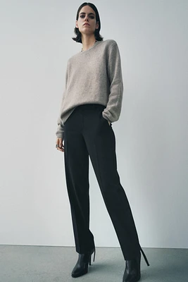 LOW RISE STRAIGHT LEG PANTS ZW COLLECTION