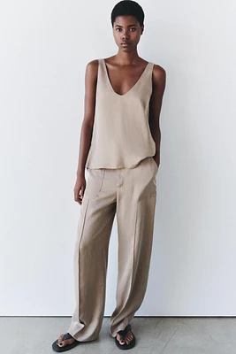 FLOWY SUIT PANTS ZW COLLECTION