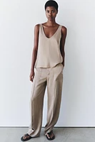 FLOWY SUIT PANTS ZW COLLECTION