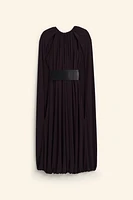 BELTED CAPE DRESS LIMITED EDITION